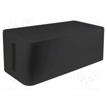 KAB0062; Cable box; Width: 157mm; L: 407mm; H: 133.5mm; Colour: black; LOGILINK