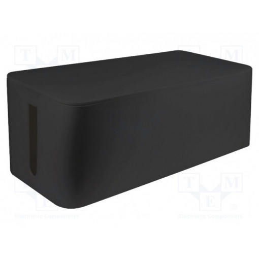 KAB0062; Cable box; Width: 157mm; L: 407mm; H: 133.5mm; Colour: black; LOGILINK