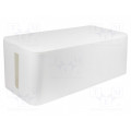 KAB0063; Cable box; Width: 157mm; L: 407mm; H: 133.5mm; Colour: white; LOGILINK