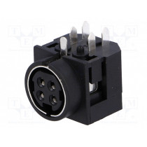 DS1093-05-BN40X; Socket; DC supply; R7B; female; PIN: 4; THT; 30VDC; -20÷80°C; CONNFLY