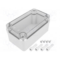 PC C 65 T; Enclosure: multipurpose; X: 80mm; Y: 140mm; Z: 65mm; PICCOLO; grey; FIBOX