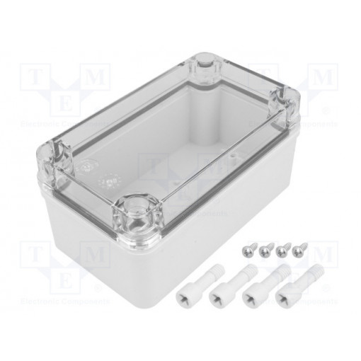 PC C 65 T; Enclosure: multipurpose; X: 80mm; Y: 140mm; Z: 65mm; PICCOLO; grey; FIBOX