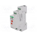 PCG-417DUO; Timer; 1s÷1000s; DPDT; 8A; 24VDC; 24/230VAC; DIN; -25÷50°C; PIN: 9; F&F