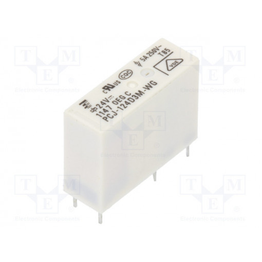 1721547-7; Relay: electromagnetic; SPST-NO; Ucoil: 24VDC; 5A/250VAC; 5A; 200mW; TE Connectivity