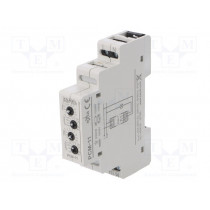 PCM-11; Timer; 0,1s÷10days; SPDT; 250VAC/16A; 230VAC; DIN; -10÷55°C; PIN: 5; ZAMEL
