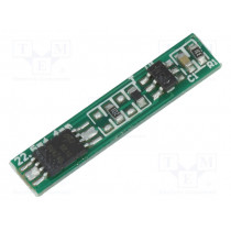; PCB protection; Li-Ion; 22.5x4.4x2mm; 2.5A; 3.6VDC; 