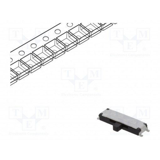 PCM13SMTR; Switch: slide; Pos: 3; SP3T; 0.3A/6VDC; ON-ON-ON; Mounting: SMT; C&K