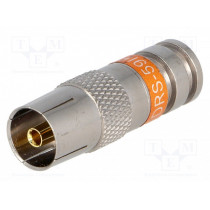 PCT-DRS59IFNT; Plug; coaxial 9.5mm (IEC 169-2); female; RG59; compression; PCT PCT-DRS59IFNT; Plug; coaxial 9.5mm (IEC 169-2); female; RG59; compression; PCT