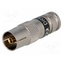 PCT-DRS6IFNT; Plug; coaxial 9.5mm (IEC 169-2); female; RG6; compression; PCT PCT-DRS6IFNT; Plug; coaxial 9.5mm (IEC 169-2); female; RG6; compression; PCT
