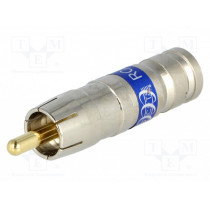 PCT-RCA6; Plug; RCA; male; compression; Cable: RG6; 75Ω; 3GHz; PCT PCT-RCA6; Plug; RCA; male; compression; Cable: RG6; 75Ω; 3GHz; PCT