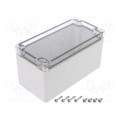PCT 081609; Enclosure: multipurpose; X: 80mm; Y: 160mm; Z: 85mm; EURONORD; grey; FIBOX