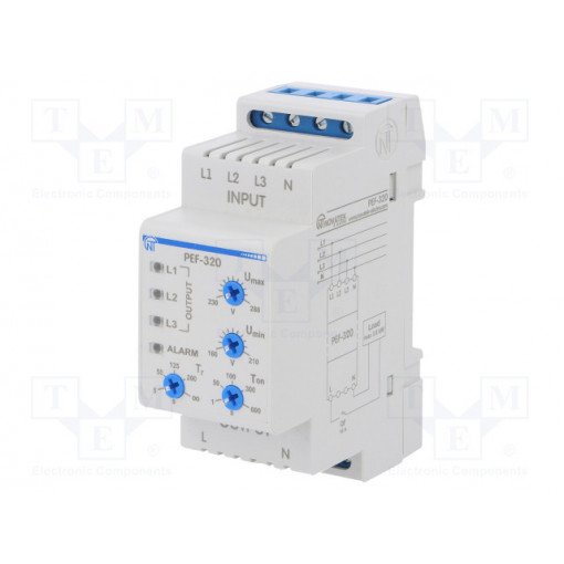 PEF-320; Module: voltage monitoring relay; undervoltage,phase failure; NOVATEK ELECTRO