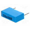 PHE448SB3220JR06; Capacitor: polypropylene; 220pF; 15mm; ±5%; 5.5x10.5x18mm; 2000VDC; KEMET PHE448SB3220JR06; Capacitor: polypropylene; 220pF; 15mm; ±5%; 5.5x10.5x18mm; 2000VDC; KEMET