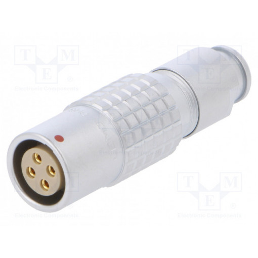 PHG.2B.304.CLLD52Z; Connector: circular; Series: 2B; plug; female; soldering; for cable; LEMO