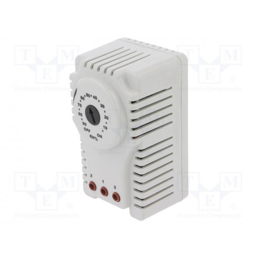 PHG02; Sensor: hygrostat; Contacts: SPDT; 5A; 250VAC; IP20; Mounting: DIN; PLASTIM