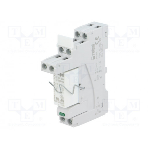 PI84T-024DC-M41G-TS-3012-V0; Relay: interface; DPDT; Ucoil: 24VDC; 8A; 8A/250VAC; 8A/24VDC; 100mΩ; RELPOL