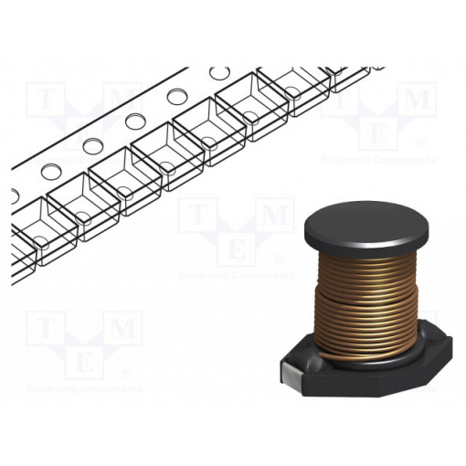 PISNHV-680M-04; Inductor: ferrite; SMD; 68uH; 2.68A; 147mΩ; 13x9.55x11.5mm; ±20%; FASTRON