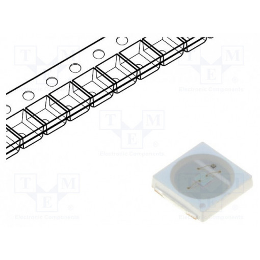 PJ2N-FFPE-A; LED; SMD; 3030; amber; 30÷36lm; 3x3x0.55mm; 120°; 2.8÷3.6V; 150mA; ProLight Opto
