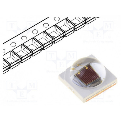 PK2N-3LEE-SD; Power LED; cherry red; 130°; 700mA; λd: 720-740nm; 3.44x3.45x1.9mm; ProLight Opto