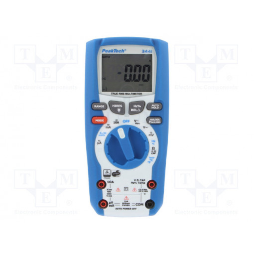P3441; Digital multimeter; LCD 4,75 digit (50000); True RMS; -50÷760°C; PEAKTECH