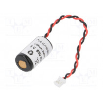 ; Battery: lithium; 3V; 1/2AA,1/2R6; connectors; Ø14.5x26mm; 850mAh; 