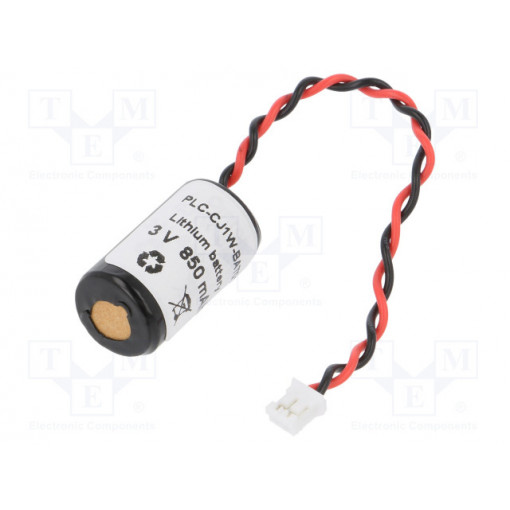 ; Battery: lithium; 3V; 1/2AA,1/2R6; connectors; Ø14.5x26mm; 850mAh; 