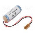 ; Battery: lithium; 3V; 17450,4/5A,CR8L; connectors; 2400mAh; 