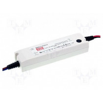 PLN-20-24; Power supply: switched-mode; LED; 19.2W; 24VDC; 18÷24VDC; 0.8A; MEAN WELL