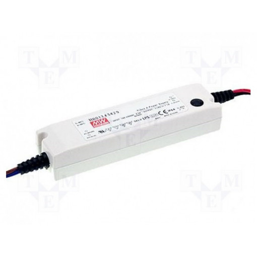 PLN-20-24; Power supply: switched-mode; LED; 19.2W; 24VDC; 18÷24VDC; 0.8A; MEAN WELL