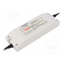 PLN-60-12; Power supply: switched-mode; LED; 60W; 12VDC; 8.4÷12VDC; 5A; IP64; MEAN WELL