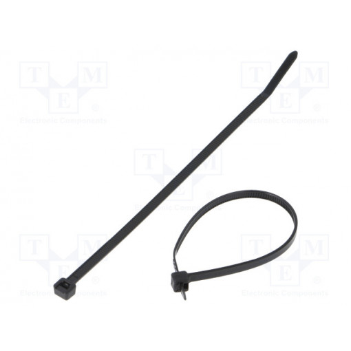 PLT1.5I-M0; Cable tie; L: 142mm; W: 3.6mm; polyamide; 178N; black; Ømax: 35mm; PANDUIT