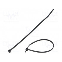 PLT1.5M-M0; Cable tie; L: 142mm; W: 2.5mm; polyamide; 80N; black; Ømax: 32mm; PANDUIT