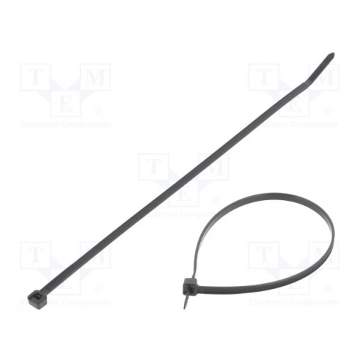 PLT2I-M0; Cable tie; L: 203mm; W: 3.6mm; polyamide; 178N; black; Ømax: 51mm; PANDUIT