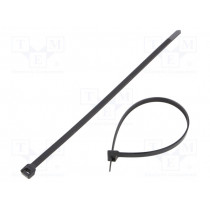 PLT3H-L0; Cable tie; L: 290mm; W: 7.6mm; polyamide; 534N; black; Ømax: 76mm; PANDUIT