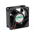 PMD1206PTV1A.GN; Fan: DC; axial; 12VDC; 60x60x25mm; 61.2m3/h; 43dBA; Vapo; Len: 300mm; SUNON