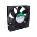 PMD2412PTB1-A.(2).GN; Fan: DC; axial; 24VDC; 120x120x25mm; 254.84m3/h; 54dBA; Len: 300mm; SUNON