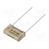 PME261JB5100KR30; Capacitor: paper; 10nF; 500VAC; 15.2mm; ±10%; THT; Series: PME261; KEMET