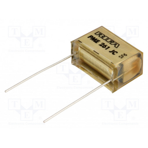 PME261JC6100KR30; Capacitor: paper; 100nF; 500VAC; Pitch: 20.3mm; ±10%; THT; 1kVDC; KEMET