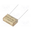 PME261KC6150KR30; Capacitor: paper; 150nF; 220VAC; 20.3mm; ±10%; THT; Series: PME261; KEMET PME261KC6150KR30; Capacitor: paper; 150nF; 220VAC; 20.3mm; ±10%; THT; Series: PME261; KEMET