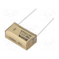 PME271E615KR30; Capacitor: paper; X1; 150nF; 300VAC; 25.4mm; ±10%; THT; 630VDC; KEMET PME271E615KR30; Capacitor: paper; X1; 150nF; 300VAC; 25.4mm; ±10%; THT; 630VDC; KEMET