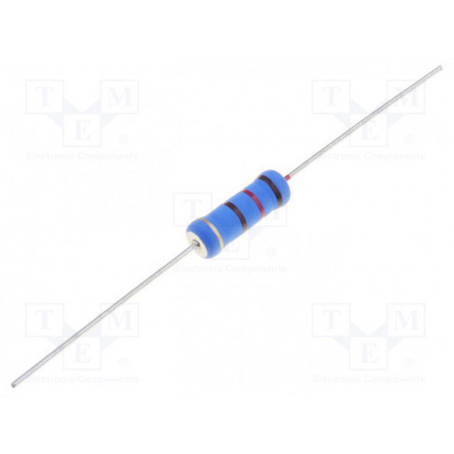 PMR03SJ0751A19; Resistor: power metal; THT; 750Ω; 3W; ±5%; Ø5.5x16mm; 350ppm/°C; ROYAL OHM
