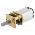 210:1 MICRO METAL GEARMOTOR; Motor: DC; with gearbox; LP; 6VDC; 360mA; Shaft: D spring; POLOLU