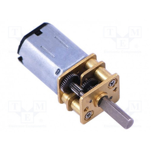 POLOLU-1099; Motor: DC; with gearbox; LP; 6VDC; 360mA; Shaft: D spring; POLOLU POLOLU-1099; Motor: DC; with gearbox; LP; 6VDC; 360mA; Shaft: D spring; POLOLU