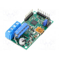 SIMPLE MOTOR CONTROLLER 18V7; DC-motor driver; 21.77kHz; RC,TTL,USB,analog; 7A; Uin log: 3.3V; POLOLU