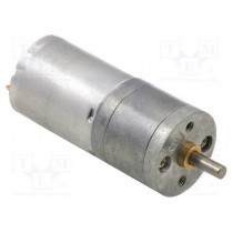 POLOLU-1584; Motor: DC; with gearbox; LP; 6VDC; 2.2A; Shaft: D spring; 170rpm; POLOLU