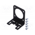 STAMPED ALUMINUM L-BRACKET FOR NEMA 14; Bracket; black; Pcs: 1; bracket,mounting screws; POLOLU