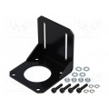 STEEL L-BRACKET FOR NEMA 23; Bracket; black; Pcs: 1; bracket,mounting screws; Holder mat: steel; POLOLU