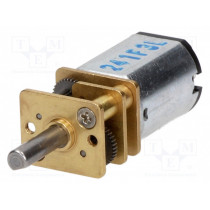 50:1 MICRO METAL GEARMOTOR MP; Motor: DC; with gearbox; Medium Power; 6VDC; 670mA; Shaft: D spring; POLOLU
