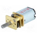150:1 MICRO METAL GEARMOTOR HP; Motor: DC; with gearbox; HP; 6VDC; 1.6A; Shaft: D spring; max.235mNm; POLOLU