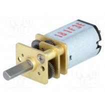150:1 MICRO METAL GEARMOTOR HP; Motor: DC; with gearbox; HP; 6VDC; 1.6A; Shaft: D spring; max.235mNm; POLOLU